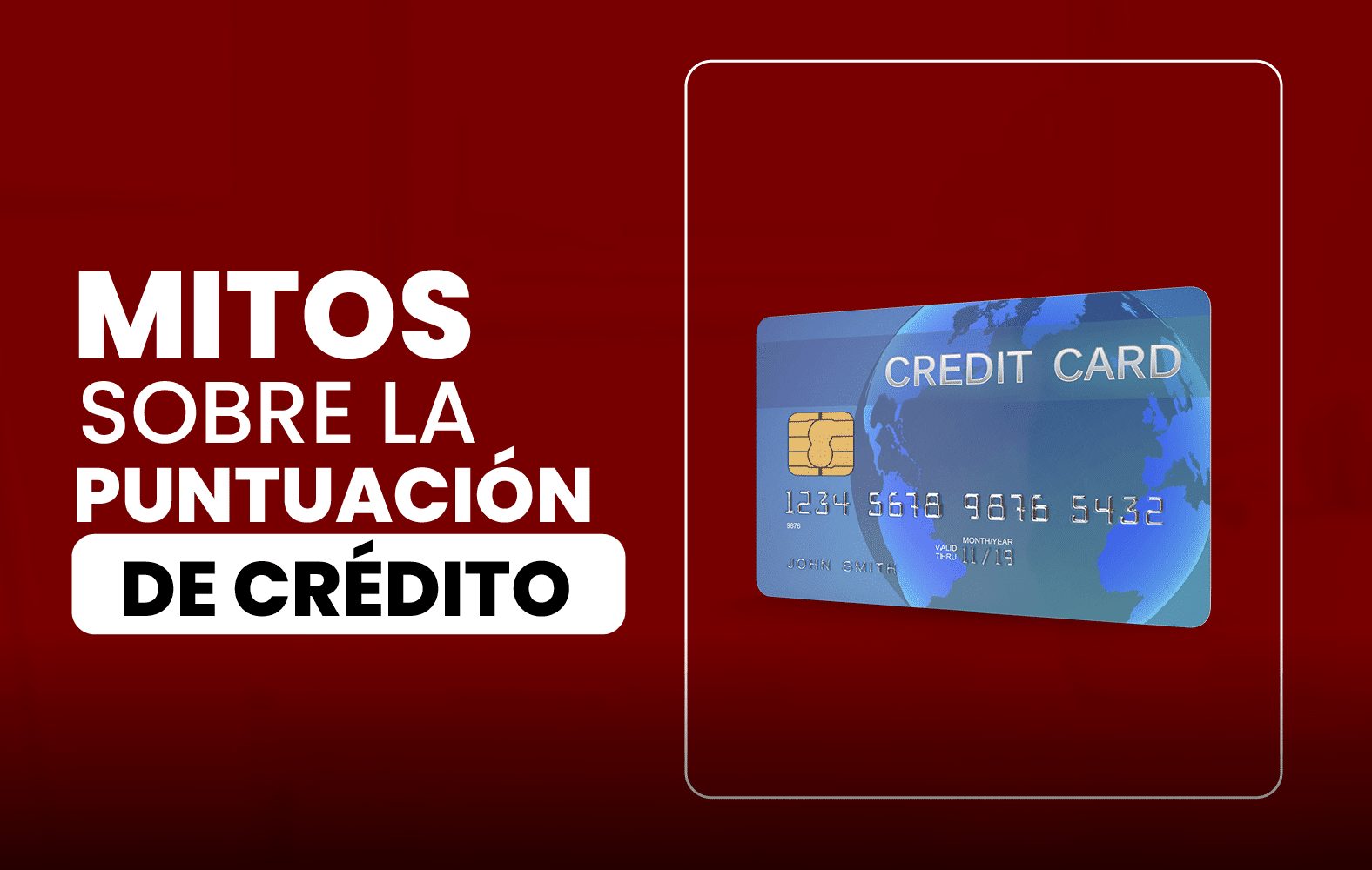 Mitos sobre la puntuación de crédito: